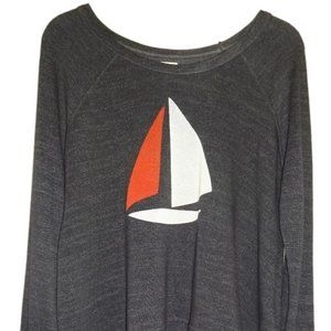 ANTHROPOLOGIE super soft sailboat sweater